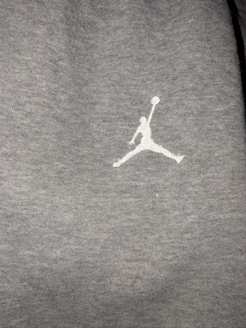 Jordan Gray Boys' Jumpman Logo Shorts - Gray & White - Picture 2 of 4